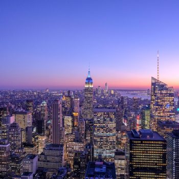 aerial photography of Chrysler building, New York