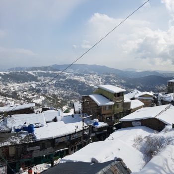 houses on snow covered ground during daytime